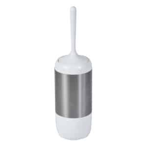 Toilet Brush & Holder White Plastic Brushed Bathroom Cleaning Brush Freestanding - Toilet Brushes