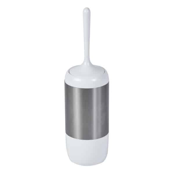 Toilet Brush & Holder White Plastic Brushed Bathroom Cleaning Brush Freestanding - Toilet Brushes