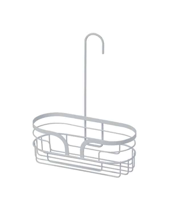 Bathroom Shower Mini Caddy Matt White - Bathroom Caddies and Baskets