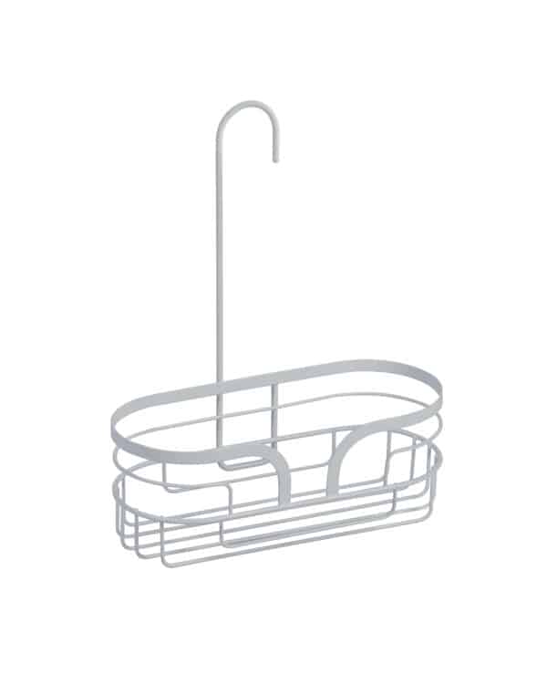 Bathroom Shower Mini Caddy Matt White - Bathroom Caddies and Baskets